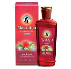Navratna Ayurvedic Cool Hair Oil With 9 Active Herbal Ingredients, 200ml