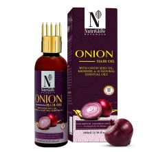 Nutriglow Natural's Onion Hair Oil For Hair Growth & Dandruff Control, 100ml