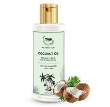 TNW - The Natural Wash Cold Pressed Virgin Coconut Oil For Soft Hair And Skin, 100ml