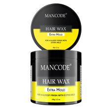 Mancode Extra Hold Hair Wax For a Glossy Finish, 100gm
