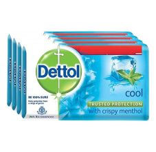 Dettol Cool Soap - Pack of 4, 75gm each