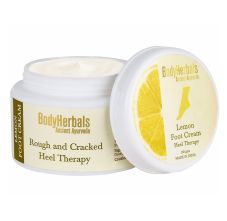 BodyHerbals Lemon Foot Cream For Rough and Cracked Heel Therapy, 100gm