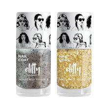 Elitty Mad Over Nails - Nail Coat - Party Combo (Ice Breaker, Golden Hour), 6ml Each