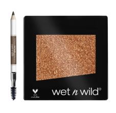 Wet N Wild Color Icon Eyeshadow Glitter single - Toasty & Color Icon Brow Pencil - Brunettes Do it Better