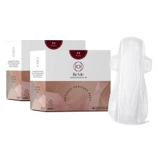 Be Me Pack Of 60 Sanitary Pads For Women With Disposable Pouch