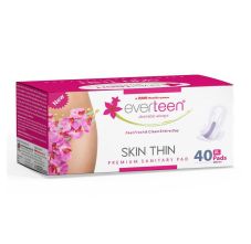 Skin Thin Premium XL Sanitary Pads Mega Pack for Protection During Periods in Women 40 Pads