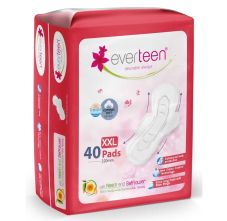 XXL Sanitary Napkin Pads with Cottony-Soft Top Layer for Women, Enriched with Neem and Safflower