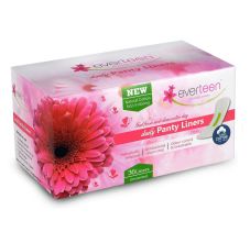 everteen Daily Panty Liners With Antibacterial Strip For Light Discharge & Leakage In Women, 36pcs