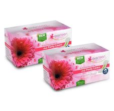 Daily Panty Liners With Antibacterial Strip for Light Discharge & Leakage in Women 36 Liners * 2