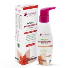 everteen Yogurt Natural Intimate Wash For Feminine Intimate Hygiene In Teens, 105ml