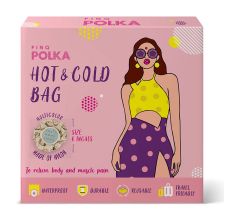 Polka Premium Hot And Cold (Ice) Pack To Relieve From Body, Muscle, Knee, Sports Injury Pain.