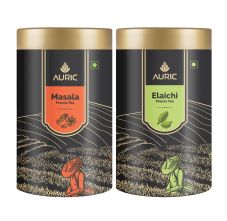 Auric Assorted Premix Tea in taste of Elaichi & Masala, 16 Sachets