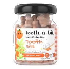 Kids Multi-Protection Plant Based Tangerine Mint Tooth Bits - SLS Free