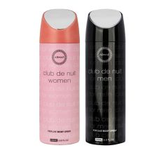 Armaf Club De Nuit For Men & Club De Nuit For Women Perfume Body Spray, 200ml Each