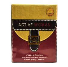 Chris Adams Platinum Collection Active Woman Eau De Parfum, 80ml