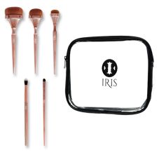 Iris Cosmetics Luminous Essential Brush Set, Pack Of 5