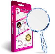 Majestique Dual Side Extra Large Handheld Mirror - Assorted, 1pc