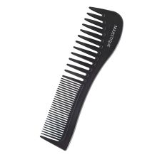 Professional 7.4 Inch Black Carbon Fiber Anti Static Comb
