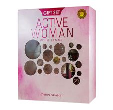 Chris Adams Active Woman Eau De Parfum 80ml & Deodorant Body Spray, 200ml Gift Set