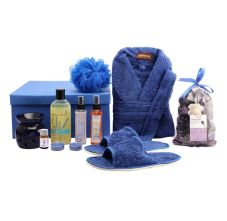 BodyHerbals De-stress Lavender Skincare Gift Set For Women And Men, Set Of 9 Pcs