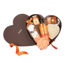 BodyHerbals Orange Surprise Bath & Body Care Gift Set For Women And Men, Set Of 6 Pcs