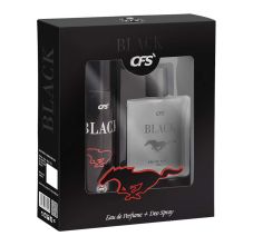 Black Unisex Long Lasting Eau De Parfum + Deodorant