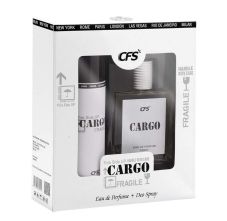 CFS Cargo White Unisex Long Lasting Eau De Parfum And Deodorant, Combo