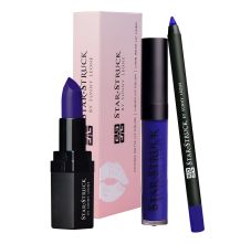 3PC Lip Kit (Lipstick + Lip Gloss + Lip Liner) Sapphire