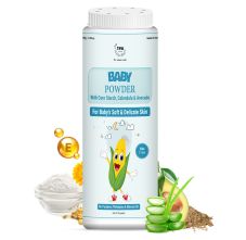TNW - The Natural Wash Baby Powder With Corn Starch, Calendula & Avocado, 100gm
