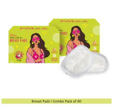 Polka Premium Organic Ultra Thin Soft Cotton Nursing Breast Pads