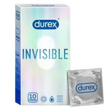 Durex Invisible Condoms, 10 Pieces