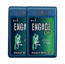 Engage ON Man Citrus Fresh Assorted - Pack of 2, 17ml Each