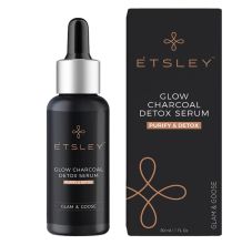 Etsley Glow Charcoal Detox & Purify Serum, 30ml