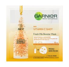 Garnier Skin Naturals, Fresh Mix Vitamin C, Face Serum Sheet Mask (Orange), 33gm