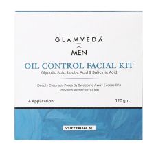 Glamveda Men Oil Control -  Facial Kit, 120gm