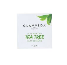 Glamveda Tea tree Anti Acne Mud Pack, 40gm