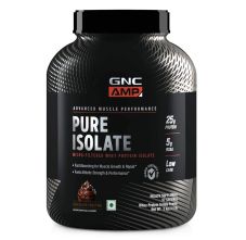 GNC AMP Pure Isolate Whey Protein Powder - Chocolate Frosting, 2kg