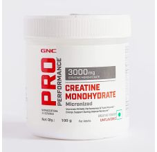 GNC Creatine Monohydrate Powder, 100gm