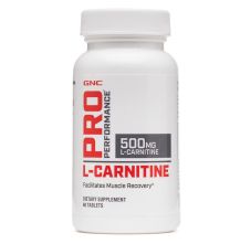 GNC L- Carnitine 500 mg, 60 Tablets