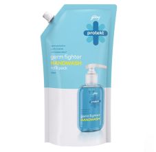 Godrej Protekt Germ Fighter Aqua Handwash Refill Pack, 725ml