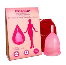 Reusable Menstrual Cup for Women | With Pouch Medium