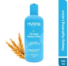 Rivona Naturals HA Aqua Body Lotion with Hyaluronic Acid & Vitamin E | Hydrates, Lightweight & Suitable for all skin types | 250ml