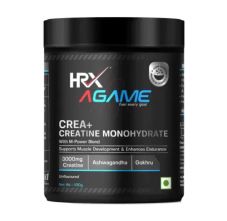 HRX Nutrition AGame Crea + Creatine Monohydrate Unflavoured, 100gm