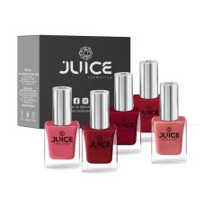Nail Enamel Combo - 29 (Coral Sunset - 292 | Amber Red -58 | Fiery Red - 208 | Coral Pink - 105 | Lobster Red - 57)