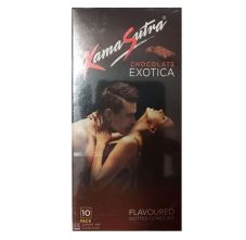KamaSutra Exotica Chocolate Flavoured Dotted Condom, 10 Pieces