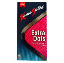 KamaSutra Extra Dotted Condom, 10 Pieces