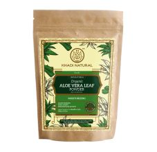 Khadi Natural Aloe Vera Leaf Organic Powder, 100gm