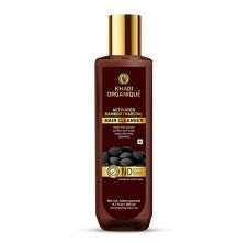 Khadi Organique Activated Bamboo Charcoal Hair Cleanser, 200ml