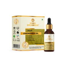 Khadi Organique Lemongrass Essential Oil, 15ml