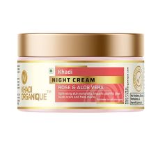 Khadi Organique Rose & Aloevera Night Face Cream, 50gm